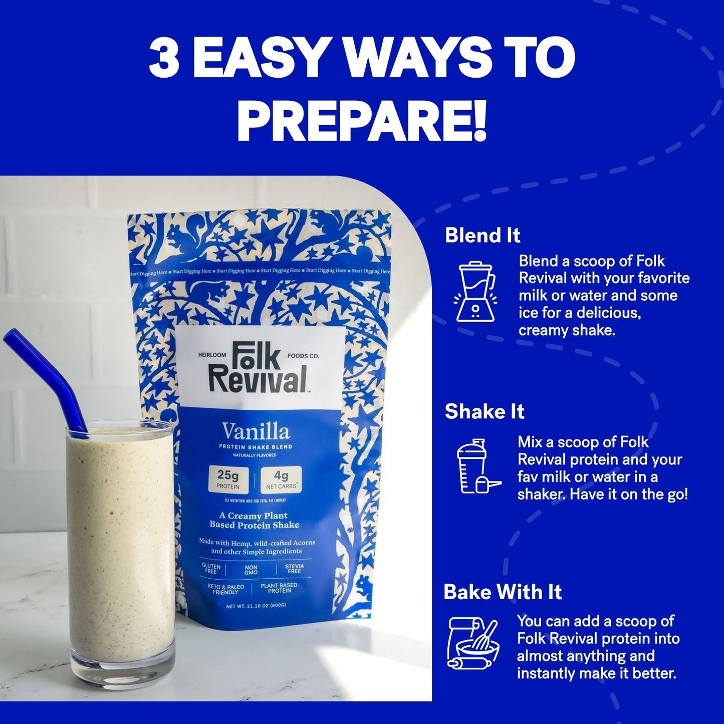 Vanilla - Protein Shake Blend