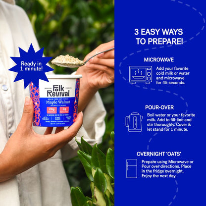Maple Walnut - Keto Instant 'Oatmeal'