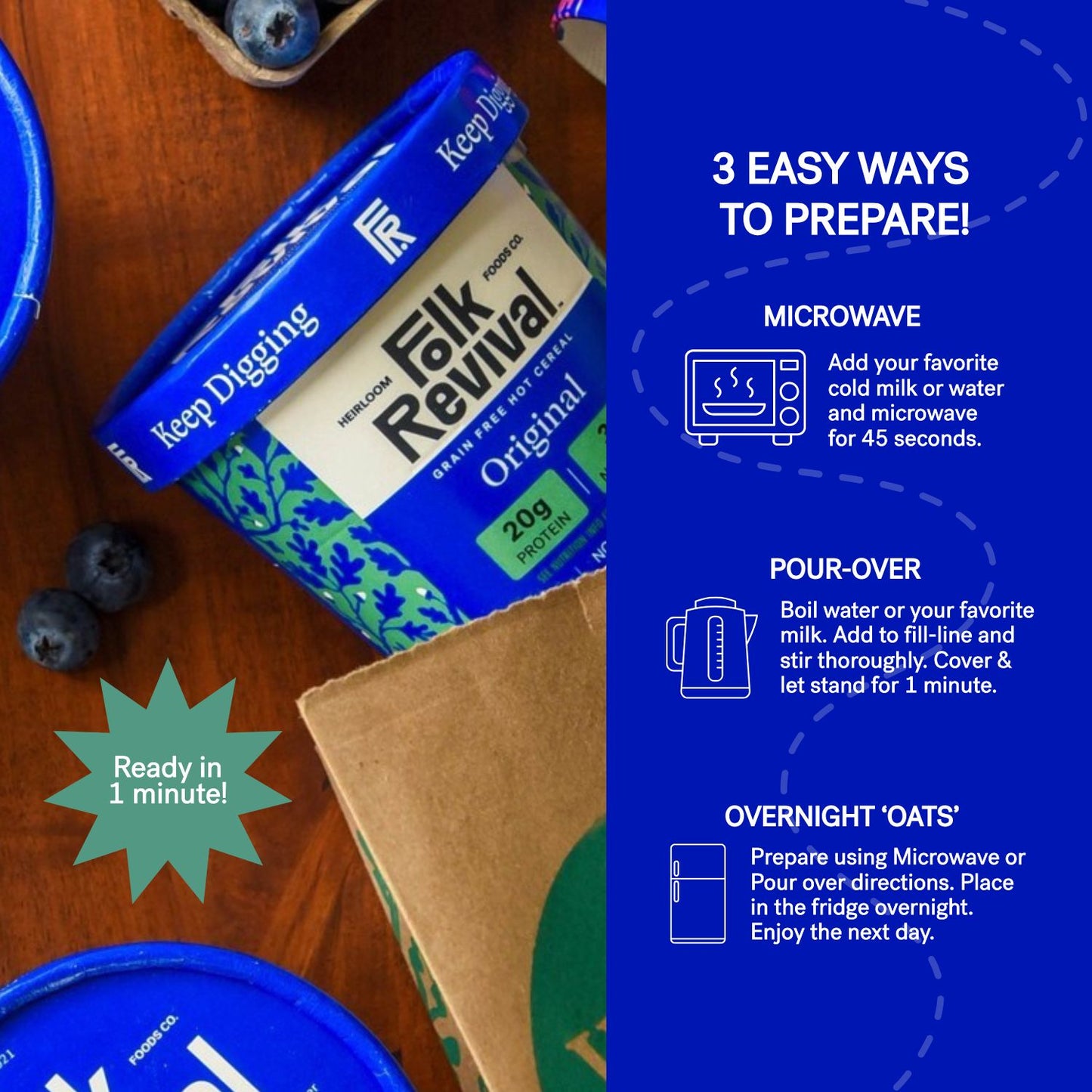 Original - Keto Instant 'Oatmeal'