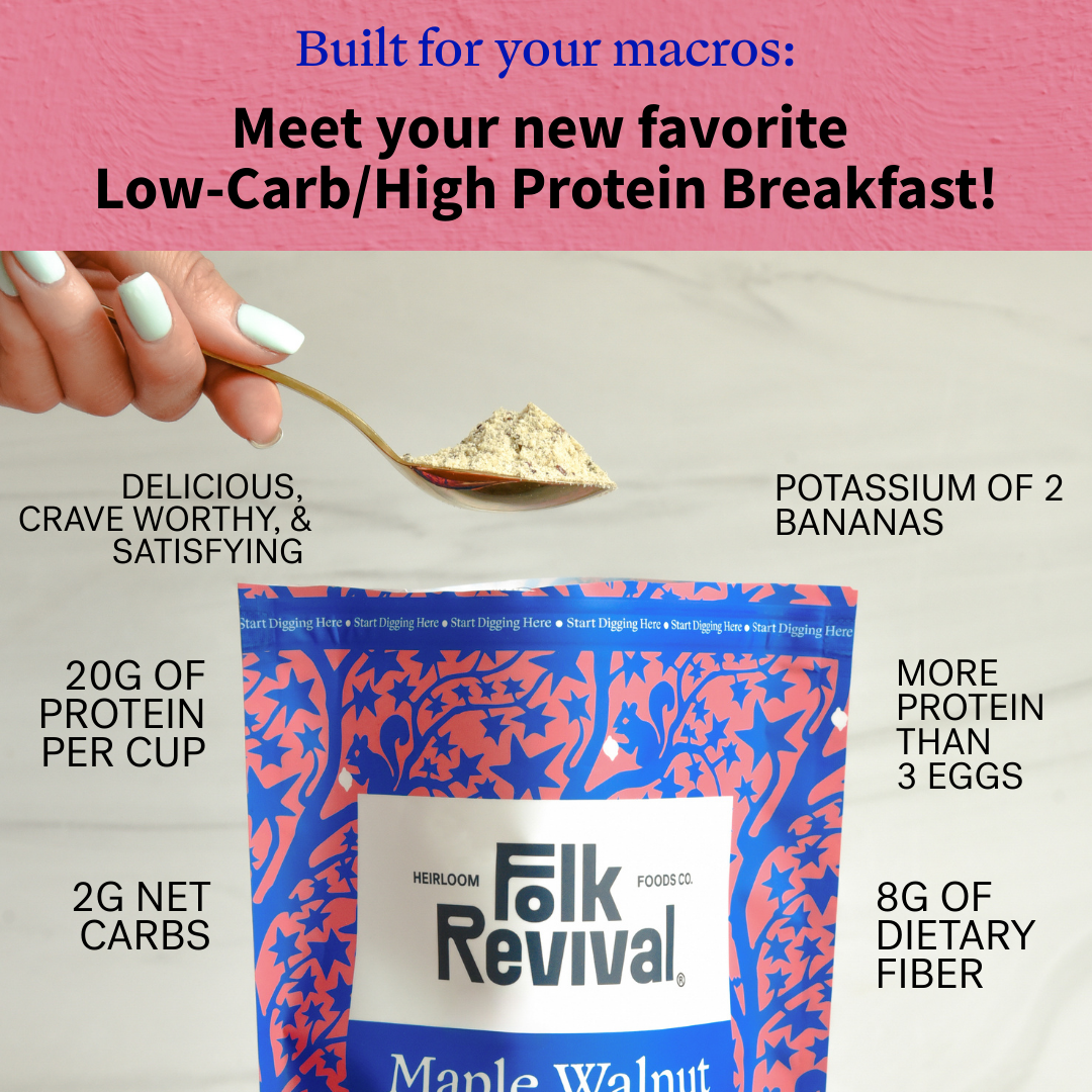 Maple Walnut - Keto Instant 'Oatmeal' Pouch