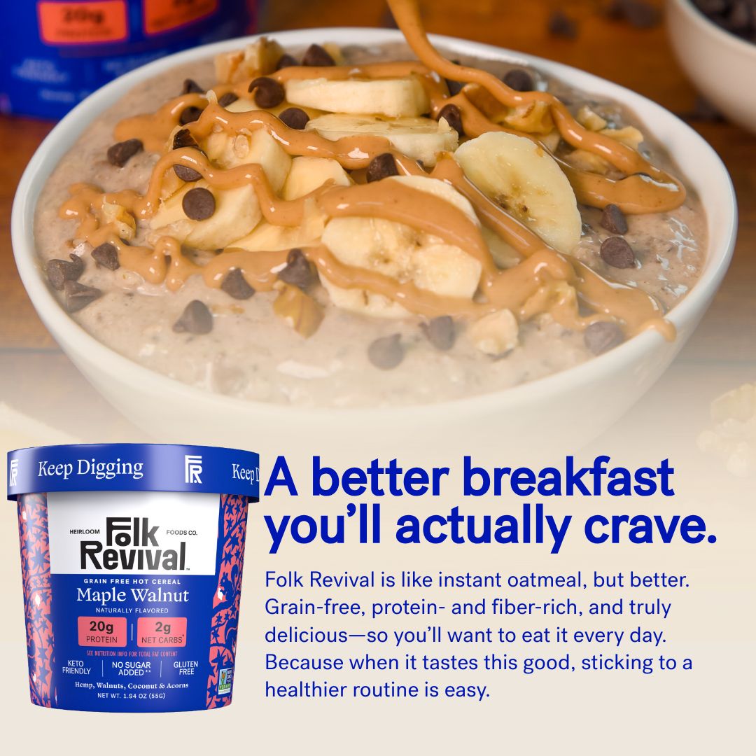 Maple Walnut - Keto Instant 'Oatmeal'
