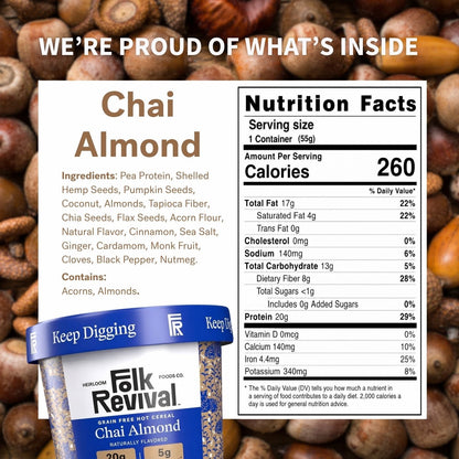 Chai Almond - Keto Instant 'Oatmeal'