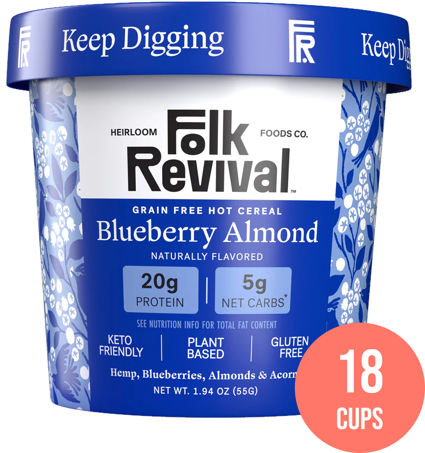 Blueberry Almond - Keto Instant 'Oatmeal'