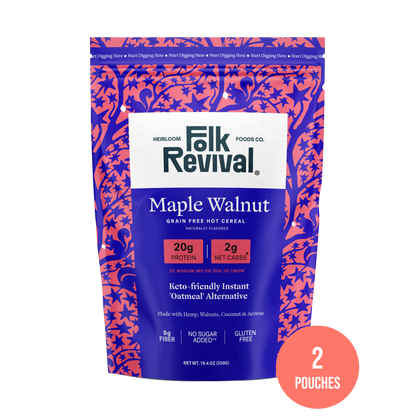 Maple Walnut - Keto Instant 'Oatmeal' Pouch
