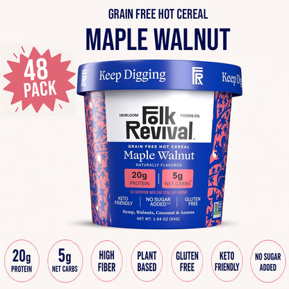 Maple Walnut - Keto Instant 'Oatmeal'