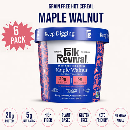 Maple Walnut - Keto Instant 'Oatmeal'