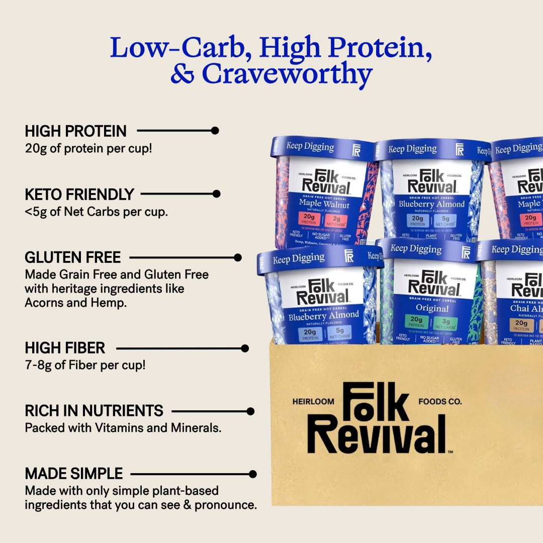 Variety Pack - Keto Instant 'Oatmeal'