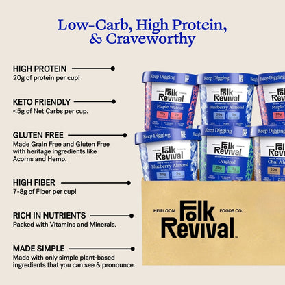 Variety Pack - Keto Instant 'Oatmeal'