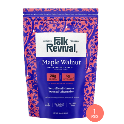 Maple Walnut - Keto Instant 'Oatmeal' Pouch