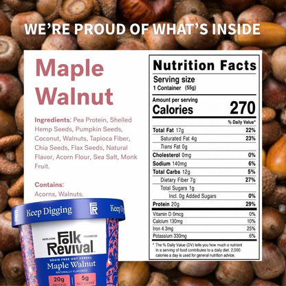 Maple Walnut - Keto Instant 'Oatmeal'