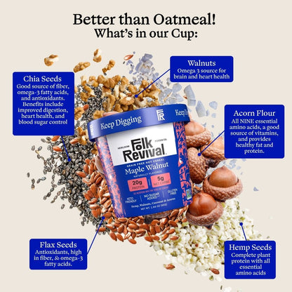 Maple Walnut - Keto Instant 'Oatmeal'