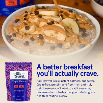 Maple Walnut - Keto Instant 'Oatmeal' Pouch