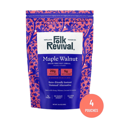 Maple Walnut - Keto Instant 'Oatmeal' Pouch