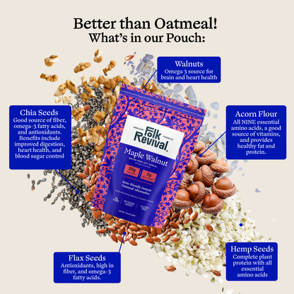 Maple Walnut - Keto Instant 'Oatmeal' Pouch
