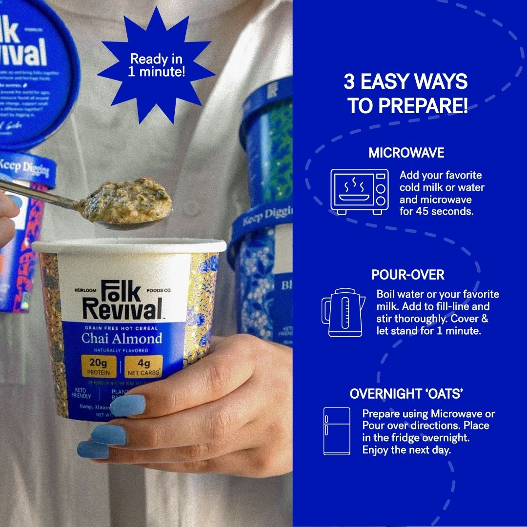 Variety Pack - Keto Instant 'Oatmeal'