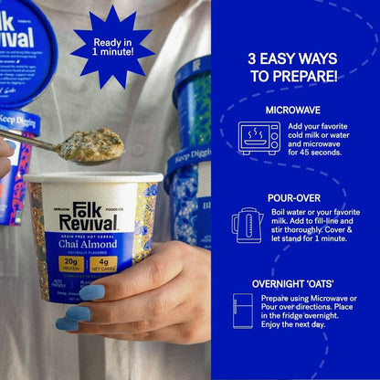 Variety Pack - Keto Instant 'Oatmeal'