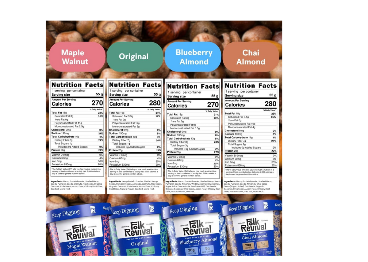 Variety Pack - Keto Instant 'Oatmeal'