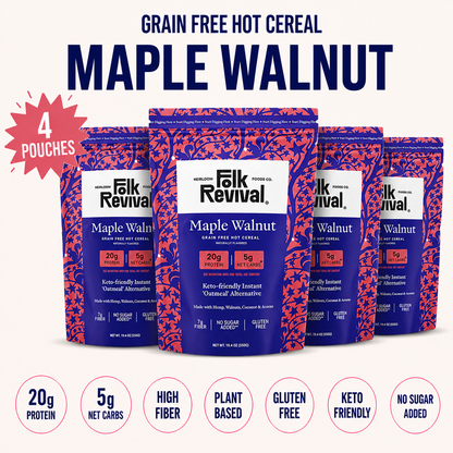 Maple Walnut - Keto Instant 'Oatmeal' Pouch